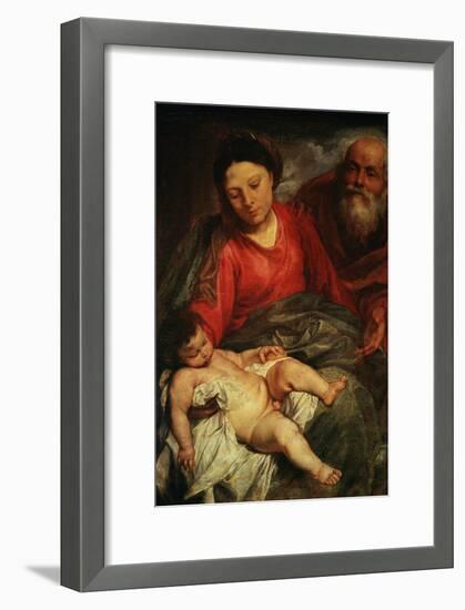 The Holy Family-Sir Anthony Van Dyck-Framed Giclee Print