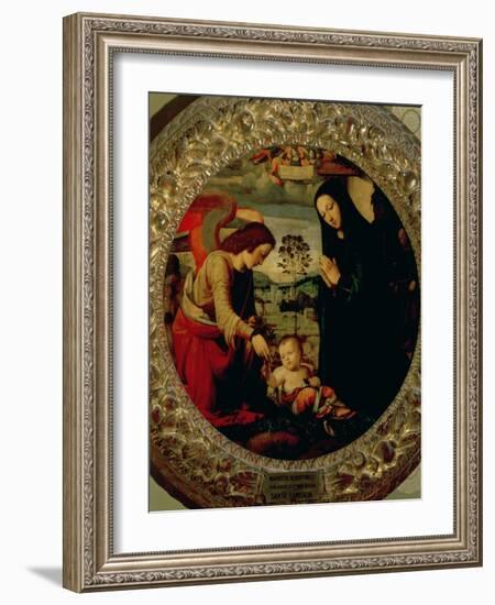 The Holy Family-Mariotto Albertinelli-Framed Giclee Print