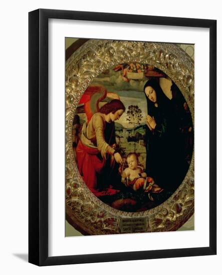 The Holy Family-Mariotto Albertinelli-Framed Giclee Print