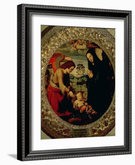 The Holy Family-Mariotto Albertinelli-Framed Giclee Print