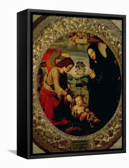 The Holy Family-Mariotto Albertinelli-Framed Premier Image Canvas