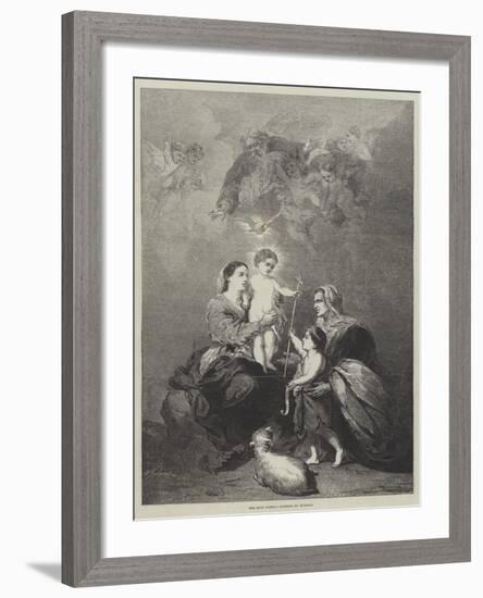 The Holy Family-Bartolome Esteban Murillo-Framed Giclee Print