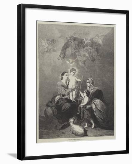 The Holy Family-Bartolome Esteban Murillo-Framed Giclee Print