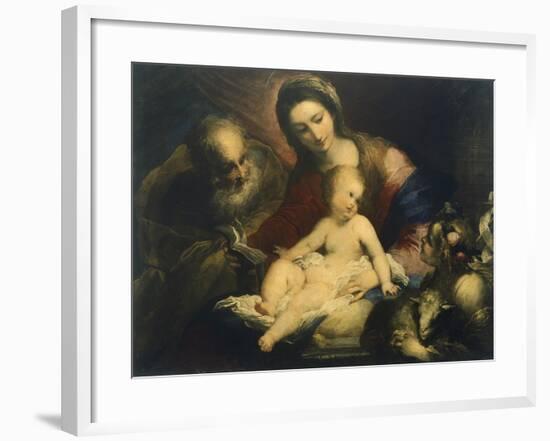 The Holy Family-Valerio Castello-Framed Giclee Print