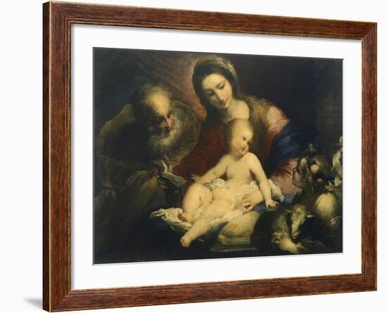 The Holy Family-Valerio Castello-Framed Giclee Print