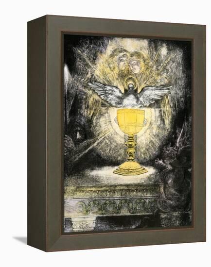 The Holy Grail-null-Framed Premier Image Canvas