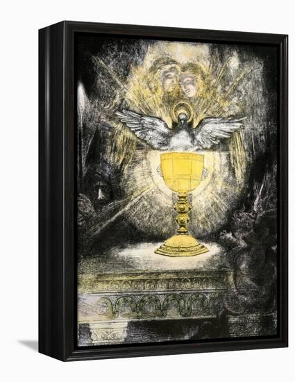 The Holy Grail-null-Framed Premier Image Canvas