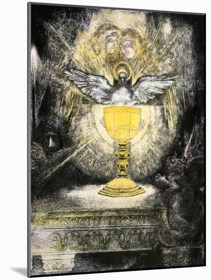 The Holy Grail-null-Mounted Giclee Print