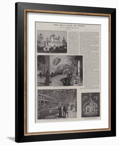 The Holy Isles of Russia-null-Framed Giclee Print