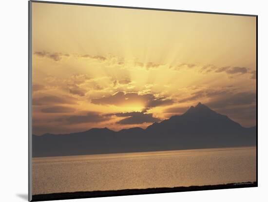 The Holy Mountain, Aghion Oros, Mount Athos, Greece-Tony Gervis-Mounted Photographic Print