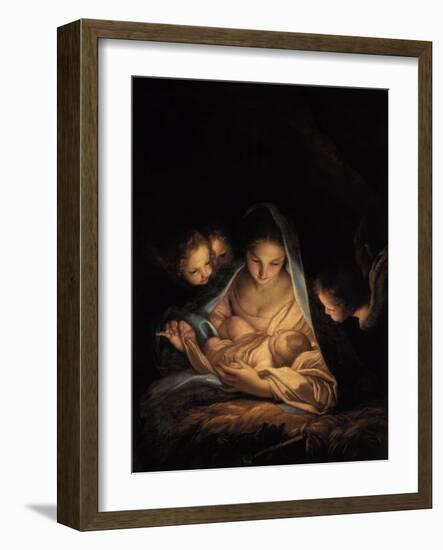 The Holy Night-Carlo Maratti-Framed Premium Giclee Print