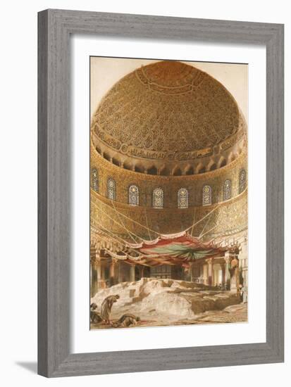 The Holy Rock, Summit of Mount Moriah, Jerusalem-Carl Haag-Framed Giclee Print