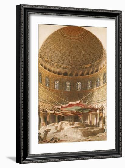 The Holy Rock, Summit of Mount Moriah, Jerusalem-Carl Haag-Framed Giclee Print