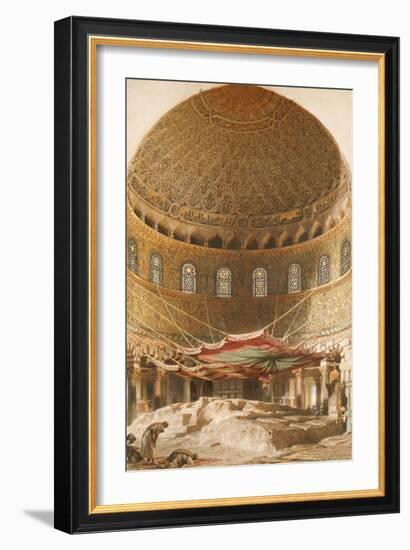 The Holy Rock, Summit of Mount Moriah, Jerusalem-Carl Haag-Framed Giclee Print