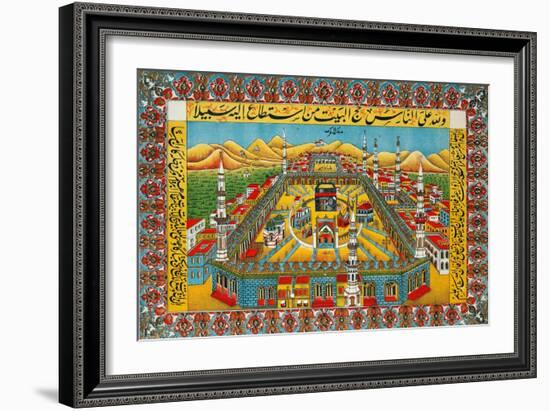 The Holy Sanctuary at Mecca-null-Framed Giclee Print