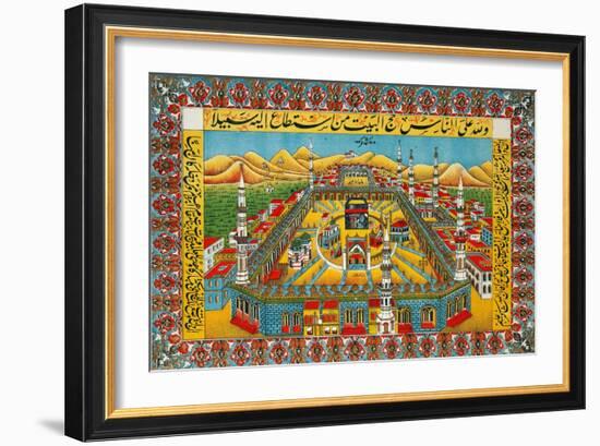 The Holy Sanctuary at Mecca-null-Framed Giclee Print