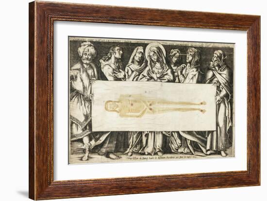 The Holy Shroud of Besançon, 1634-Jean de Loisy-Framed Giclee Print