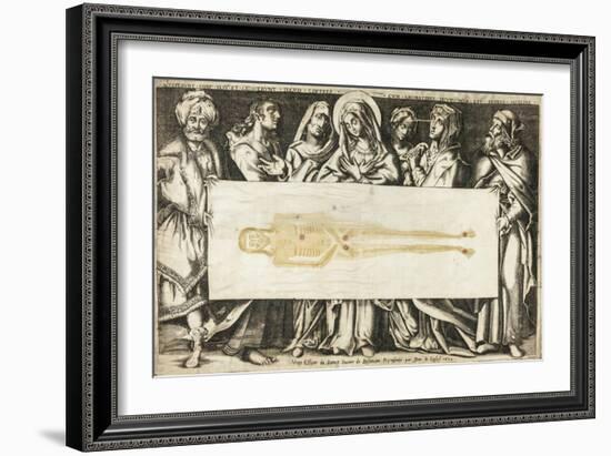 The Holy Shroud of Besançon, 1634-Jean de Loisy-Framed Giclee Print