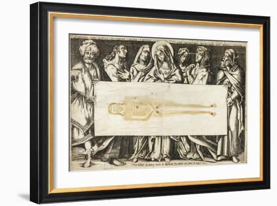 The Holy Shroud of Besançon, 1634-Jean de Loisy-Framed Giclee Print