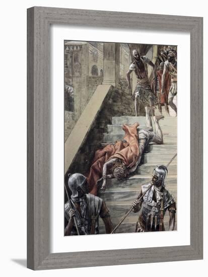 The Holy Stair-James Tissot-Framed Giclee Print