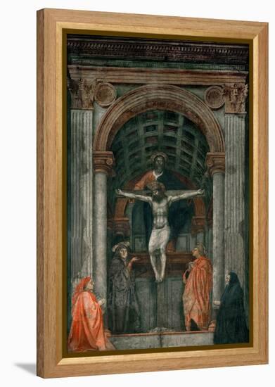 The Holy Trinity, Fresco-Masaccio-Framed Premier Image Canvas