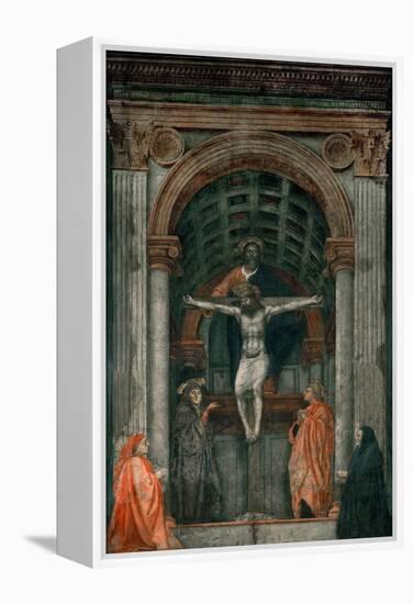 The Holy Trinity, Fresco-Masaccio-Framed Premier Image Canvas