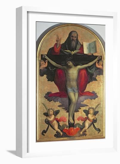 The Holy Trinity-Mariotto Albertinelli-Framed Giclee Print