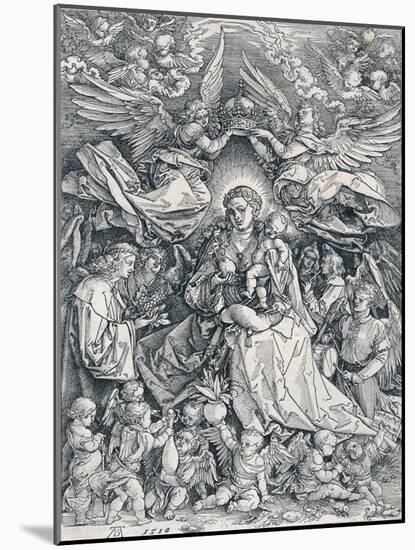 The Holy Virgin as the Queen of the Angels, 1518-Albrecht Dürer-Mounted Giclee Print