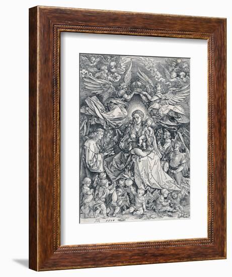 The Holy Virgin as the Queen of the Angels, 1518-Albrecht Dürer-Framed Giclee Print