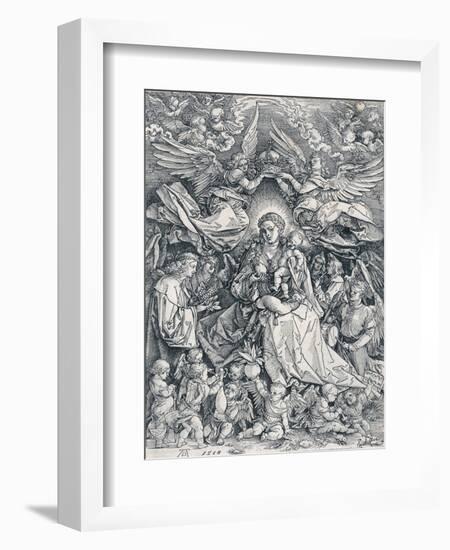 The Holy Virgin as the Queen of the Angels, 1518-Albrecht Dürer-Framed Giclee Print