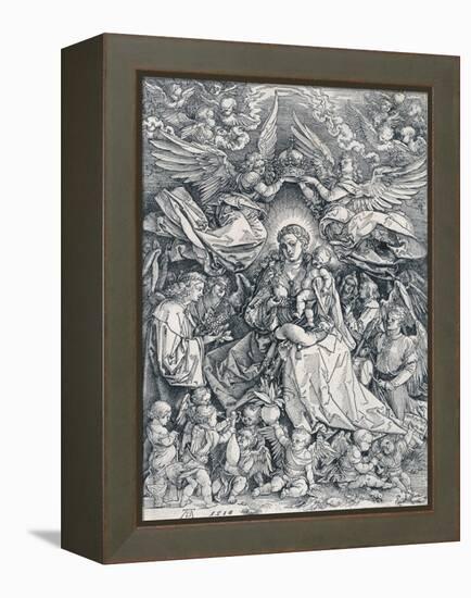 The Holy Virgin as the Queen of the Angels, 1518-Albrecht Dürer-Framed Premier Image Canvas