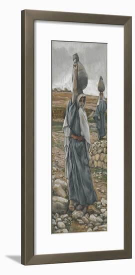 The Holy Virgin in Her Youth from 'The Life of Our Lord Jesus Christ'-James Jacques Joseph Tissot-Framed Giclee Print