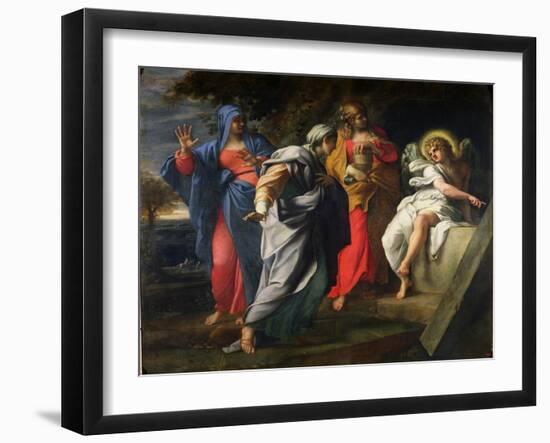 The Holy Women at Christ's Tomb, circa 1597-8-Annibale Carracci-Framed Giclee Print