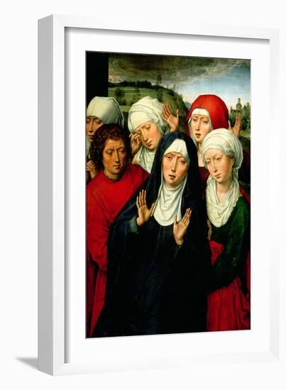 The Holy Women, Right Hand Panel of the Deposition Diptych, circa 1492-94-Hans Memling-Framed Giclee Print