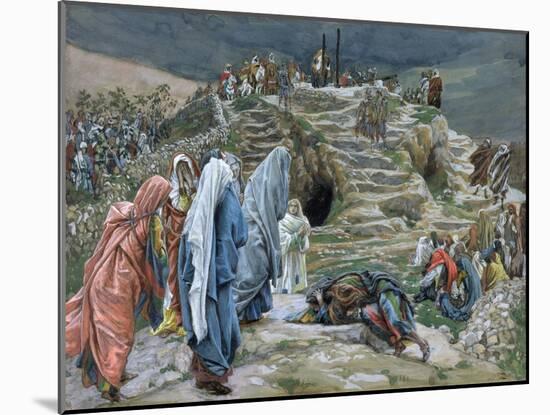 The Holy Women Stand Far Off Beholding What Is Done for 'The Life of Christ'-James Jacques Joseph Tissot-Mounted Giclee Print