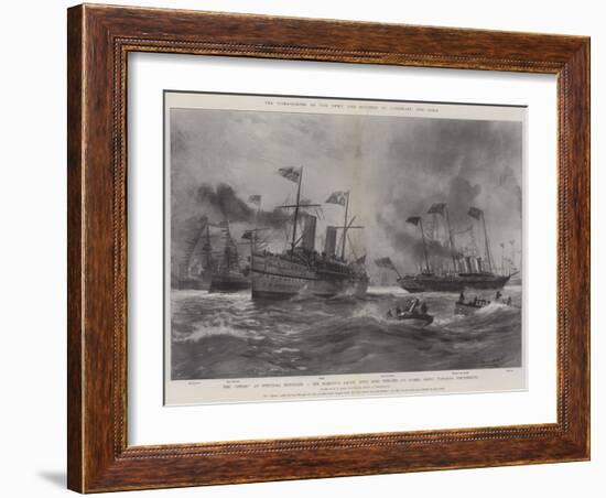 The Home-Coming of the Duke and Duchess of Cornwall and York-Fred T. Jane-Framed Giclee Print