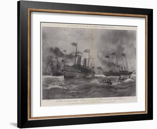 The Home-Coming of the Duke and Duchess of Cornwall and York-Fred T. Jane-Framed Giclee Print