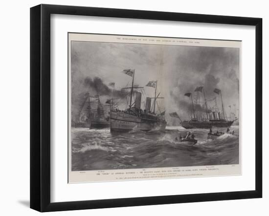 The Home-Coming of the Duke and Duchess of Cornwall and York-Fred T. Jane-Framed Giclee Print