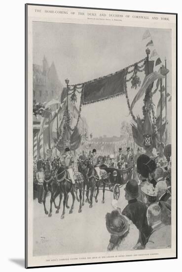 The Home-Coming of the Duke and Duchess of Cornwall and York-Amedee Forestier-Mounted Giclee Print