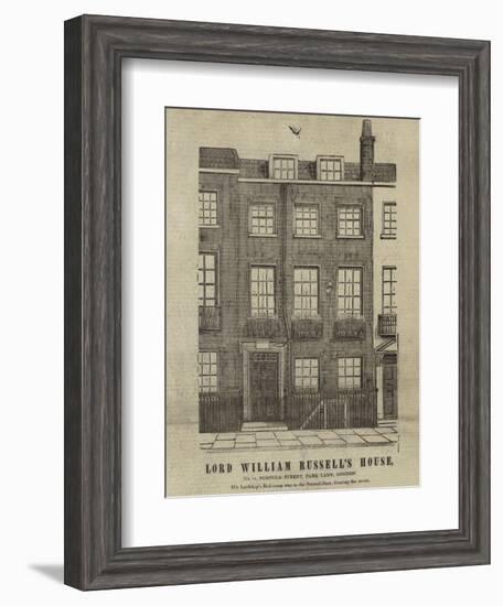 The Home of Lord William Russell-null-Framed Giclee Print