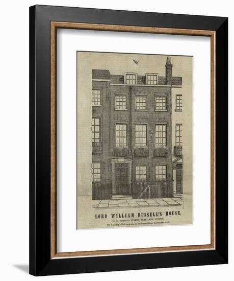 The Home of Lord William Russell-null-Framed Giclee Print