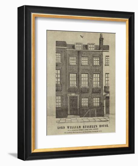 The Home of Lord William Russell-null-Framed Giclee Print