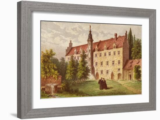 The Home of Martin Luther at Wittenberg-English School-Framed Giclee Print