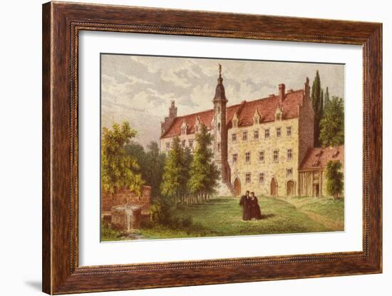 The Home of Martin Luther at Wittenberg-English School-Framed Giclee Print