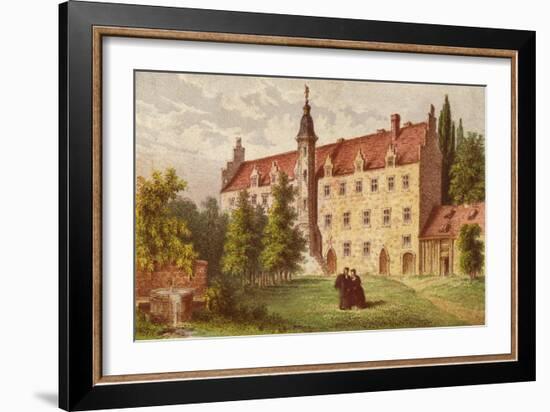 The Home of Martin Luther at Wittenberg-English School-Framed Giclee Print