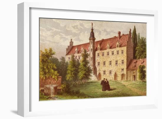 The Home of Martin Luther at Wittenberg-English School-Framed Giclee Print