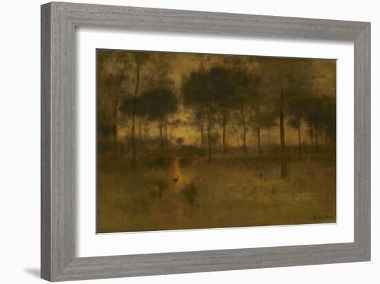 The Home of the Heron, 1893-George Inness Snr.-Framed Giclee Print