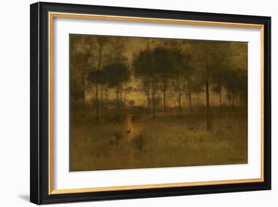 The Home of the Heron, 1893-George Inness Snr.-Framed Giclee Print