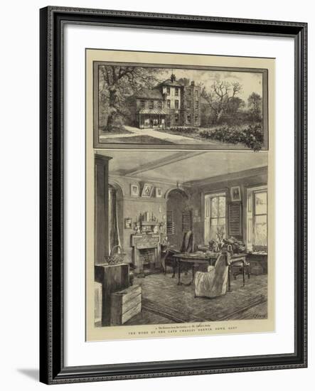 The Home of the Late Charles Darwin, Down, Kent-null-Framed Giclee Print