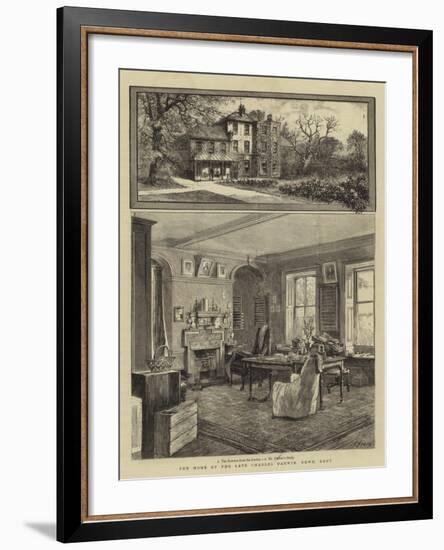 The Home of the Late Charles Darwin, Down, Kent-null-Framed Giclee Print